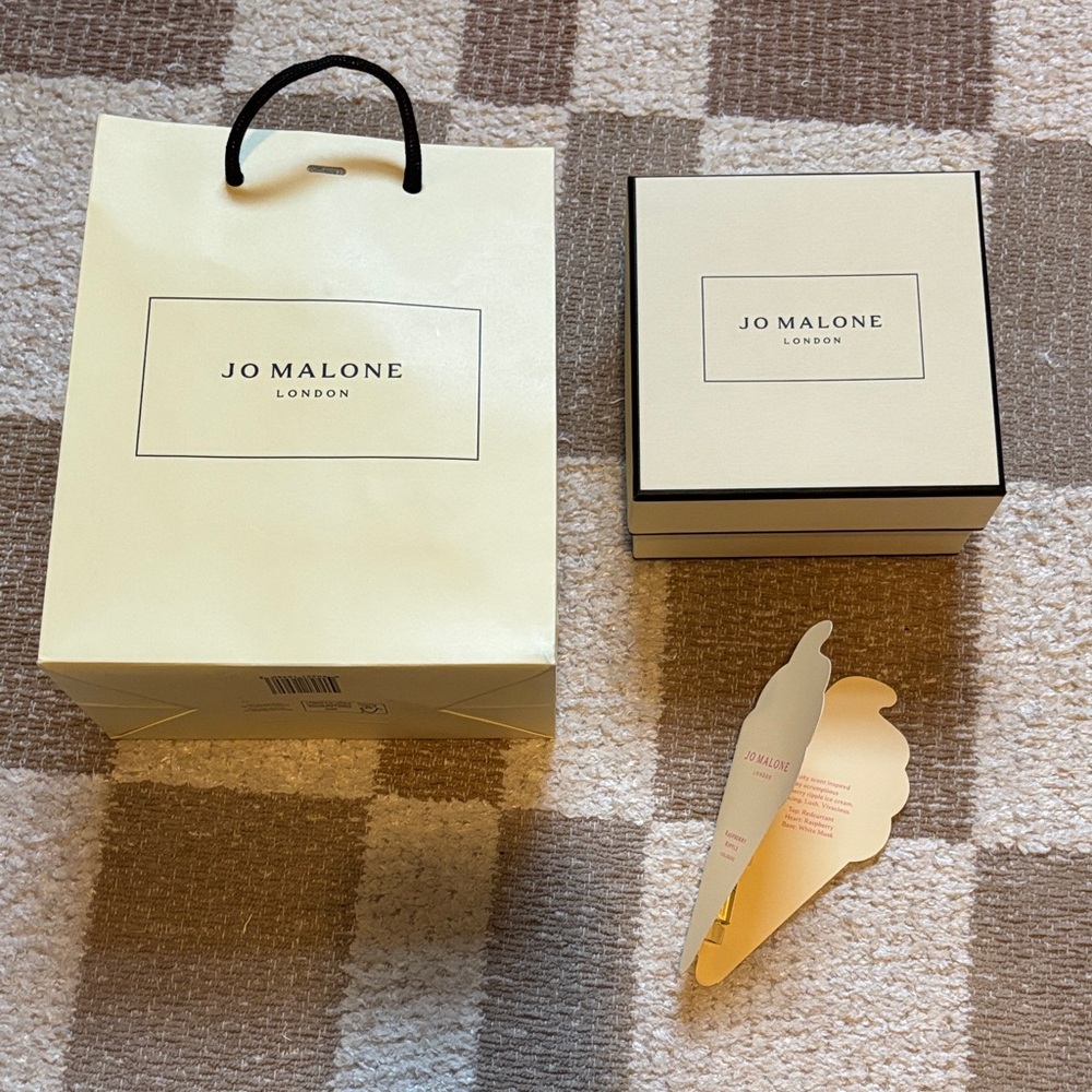 Jo Malone Gift Bag, Box and Tester